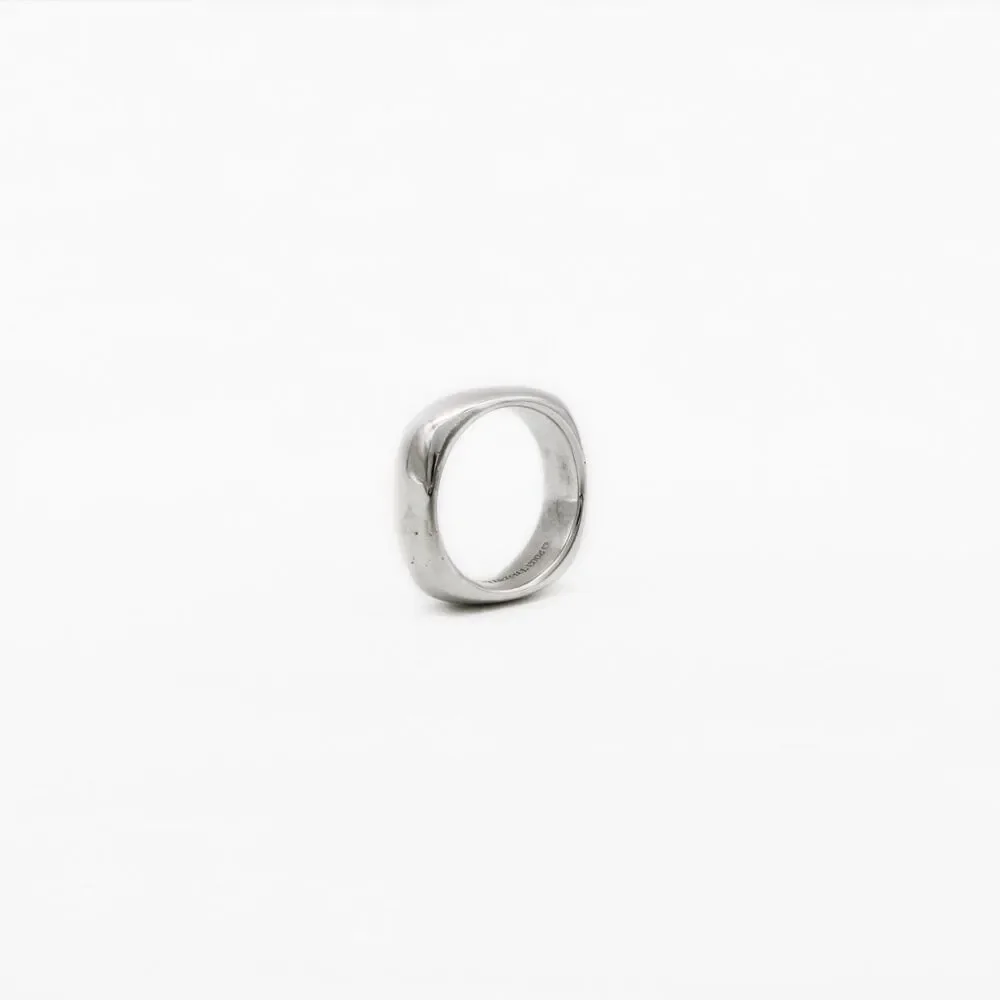 Tiffany & Co. 2003 Square Cushion Sterling Silver Ring Band